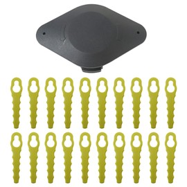 Blade Trimmer Head fit for Ryobi 18V 24V 40V RY40210 RY40210A String Trimmers with 20 Spare Blades by YTXXDEUS