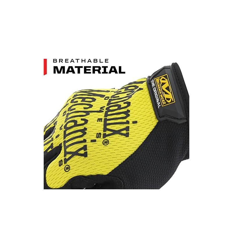 Mechanix Wear - Original Work Gloves (Small, Yellow)