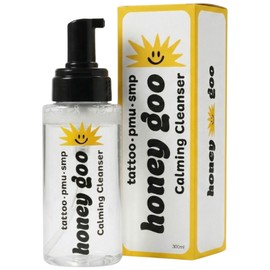 Honey's Calming Cleanser Semi-Permanent Tattoo PMU SMP Pigment Color Cleansing Hypoallergenic Cleansing 300ml, 1 pc / 허니즈 카밍 클렌저 반영구 타투 PMU SMP 색소 컬러 세정 저자극 클렌징 300ml, 1개