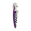 Franmara Soft-Touch Murano Two-Step Waiter Corkscrew with Nonstick Spiral (Purple)