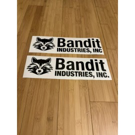 Brush Bandit Industries Wood Chipper Decals 12” (Set Of 2) Replacement STICKER