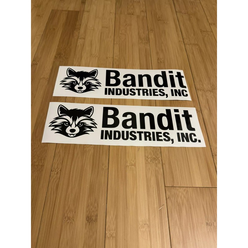 Brush Bandit Industries Wood Chipper Decals 12” (Set Of 2)