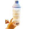 Non-Spill Milk Powder Dispenser/Storage Container, Blue (2pcs)- 5 Compartments