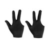 zalati Billiard Gloves 2pcs Three Finger Snooker Cue Hand Cover