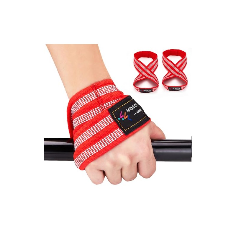 Correas de levantamiento de pesas con figura 8, correas de