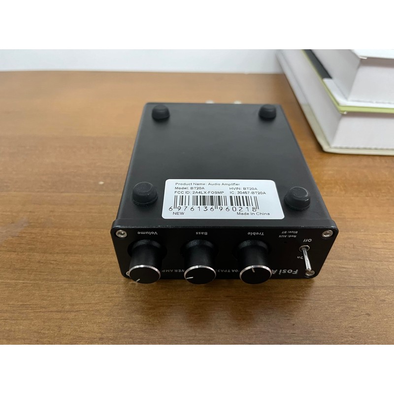 Fosi Audio BT20A Bluetooth Stereo Amplifier, 2 Channel Home Audio