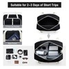Xevera Foldable Travel Duffle Bag, for Airplane Personal Item, Carry