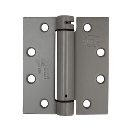 Hinge Outlet Self Closing Spring Hinge - 4.5 Inches x 4 Inches Square - Primed for Painting - Spring Loaded for Doors - 2 Pack