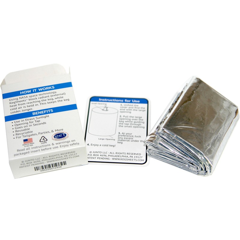KegSheet: Keg Insulator Cover Cooler for Kegs and Keg Tubs