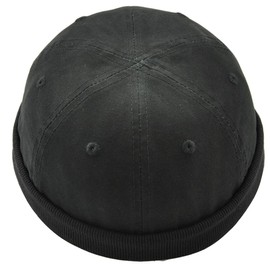 White Fang CA735 Plain Beret, Watermelon Cap, Hat, Running, Outdoor, Men's, Women's,, Black