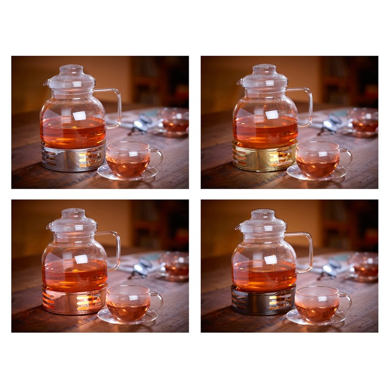 Echtwerk Tea warmer, stainless steel tea warmer, round tea and