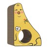 Triangle Cat Scratcher Slope Corrugated Cardboard Slope Vertical Pad with