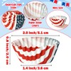 COcnny America Mini Cupcake Liners - 600pcs 4th of July