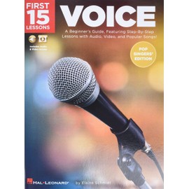 First 15 Lessons - Voice (Pop Singers' Edition) Book/Online Audio