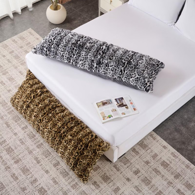 Cozy Plush Fluffy Body Pillow,Full Body Pillows for Adults,20X54 Inches