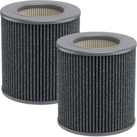 Air Mini PECO-HEPA Replacement Filter for Molekule Air Mini and Air Mini+ Air Purifier, 3-in-1 H13 True HEPA High-Efficiency Activated Carbon, 2 Pack