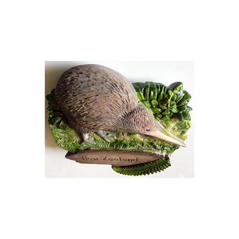 Kiwi NEW ZEALAND Resin 3D fridge Refrigerator Thai Magnet Hand