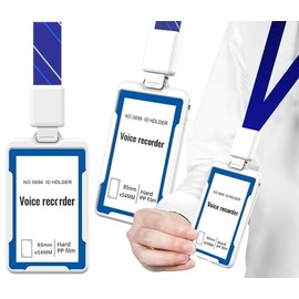 MBG line® Voice Recorder ID Card | 32 GB Audio Recorder | Voice Activation Device 3072kbps HD Audio, 380 Hours Recording Capacity