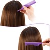 2 Pieces Rat Tail Combs Carbon Styling Comb Fiber Anti