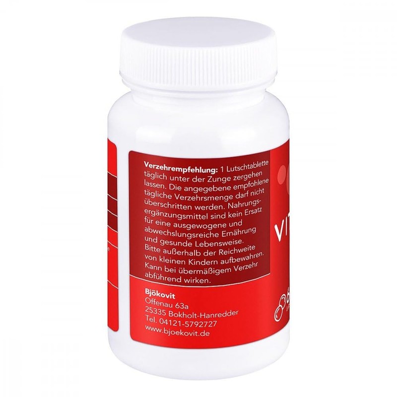 BjökoVit Vitamin B12 Lozenges, Pack of 60 Tablets
