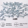 (Pack of 100) Galvanised Steel 5.0 x 40 mm Wood