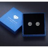 Black Stud Earrings for Men,925 Sterling Silver Myths Legends Studs