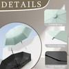 French Style Automatic, Compact Travel Folding Umbrella with 7 cm