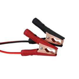 CUZEC 14FT/4.27 m 14 AWG cable de extensión terminal con abrazadera de batería 12 V/24 V Clip de batería para inversor de alta potencia y más (13.1FT LARGO)