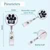 Dog on Board Badge Reel - Cute Retractable ID Holder