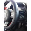 Simoni Racing Easy Steering Wheel Cover Black Eco Leather 37-39
