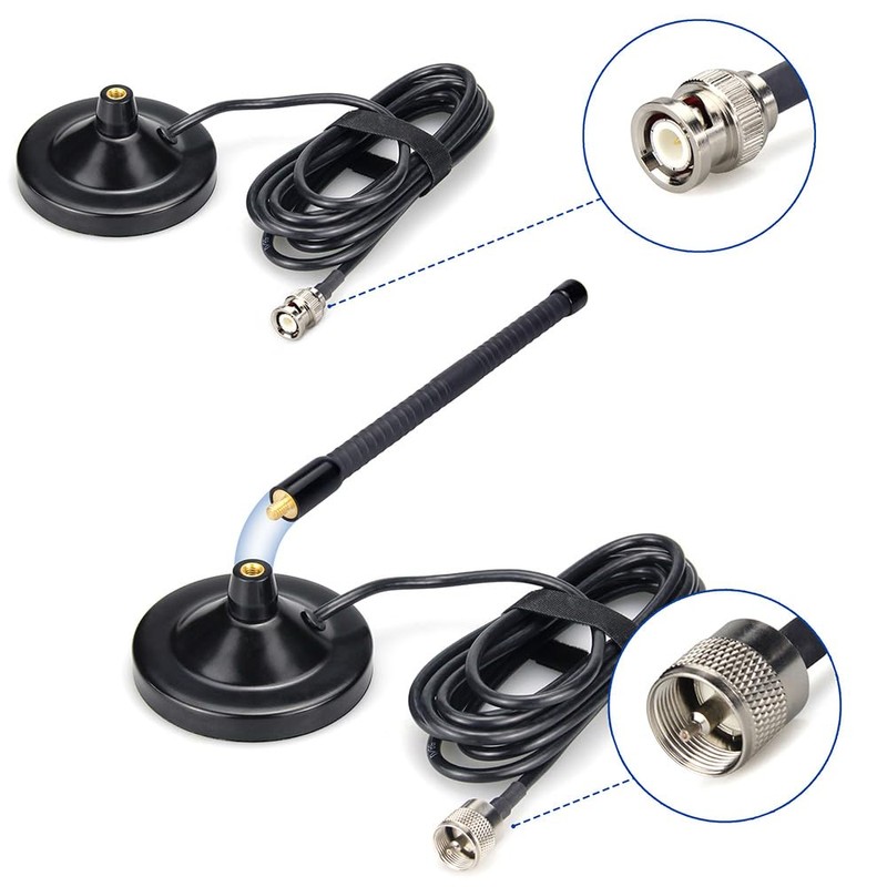 Anytone Cb Radio Antenna, 7 inch 27MHz Coverage with Heavy