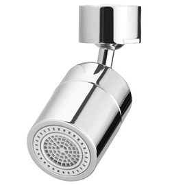 Spurtar Tap Attachment 2-Jet Water Saver for Tap Aerator M24/22/20 Tap Aerator 360 Degree Swivel Aerator Filter Tap Attachment Kitchen Bathroom
