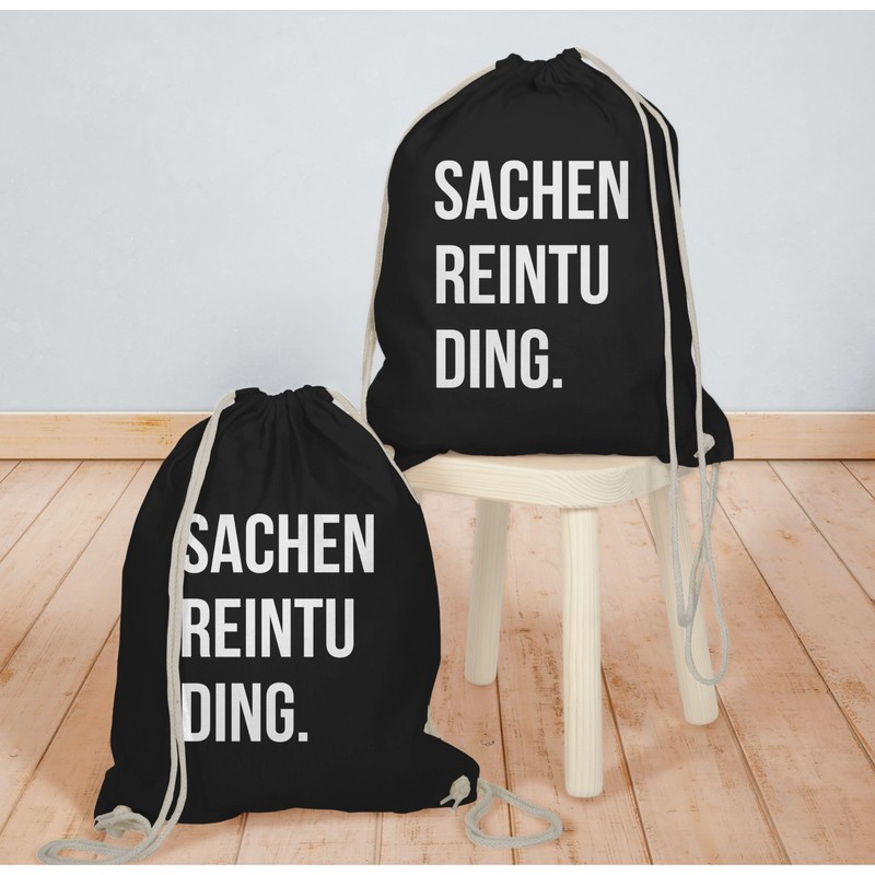 Festival “Sachen Reintu Ding” Gym Bag - Black -