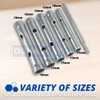 Dunnet Tools 6 Piece Tubular Box Wrench Set 10-19mm Tube