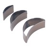 3PCS Cutting Die Set Alloy Steel Curved Moon Shape Hollow