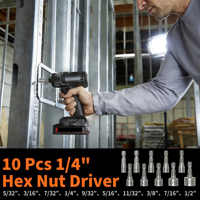 350Pcs Drill Bit Set for Home Repair & Furniture Assembly,