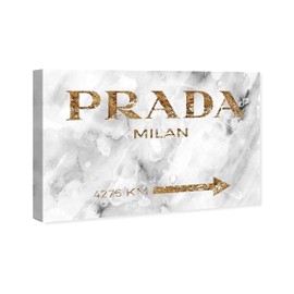 Oliver Gal Milan Gold | Modern Premium Canvas Art prints, 15 in x 10