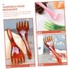 Baluue 3sets Handheld Resin Scalp Massager Comb Portable Head Massage