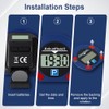 vsshe Electronic Parking Disc, Digital Parking Disc Car, Digital Parking