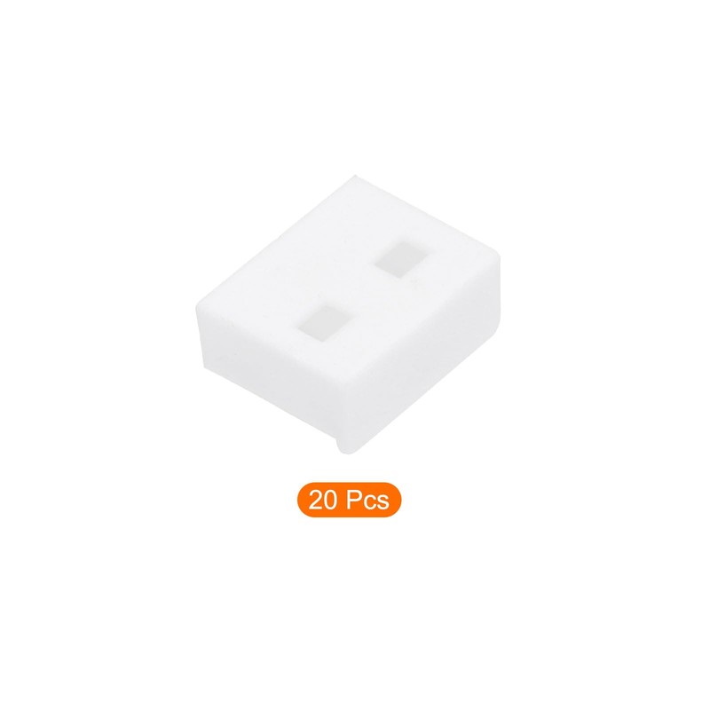 QUARKZMAN Port Blocker PP Locking USB Port/Dust PC Blocker White