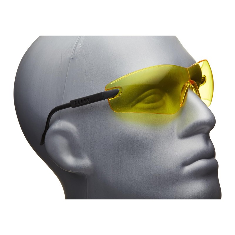 Blackrock Yellow Curved Safety Spec with Arm Adjust