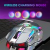 T30 Gaming Mouse 2.4G Wireless Charging Mechanical Colorful Backlight Game