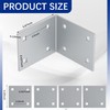 12 PCS Dock Inside Corner Bracket Kit, Includes 4 Inside