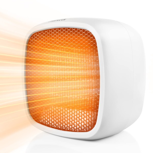 Portable Space Heater, YOUCIDI 1000W/800W Ceramic Electric Heater, Compact Small