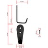 FUXXER® 5 Classic Coat Hooks Clothes Hooks Furniture Hooks Kitchen
