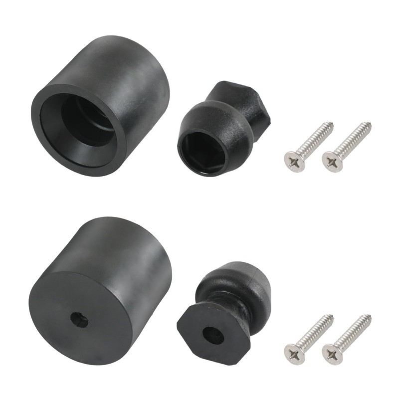 RADHLBNIU Trailer Door Holder Kit Low Profile Rubber Door Holder