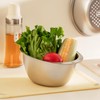 Small Rice Washing Bowl with Strainer Quinoa Washer Bowl, Stainless