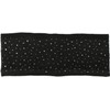 styleBREAKER 04026003 Women's Fine Knit Headband with Rhinestone Studs, Appliqué