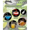 Goldelith Bar Spoon Set 10 Inch Stainless Steel Cocktail Mixing