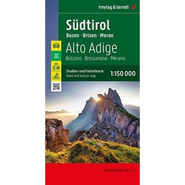 Südtirol, Straßen- und Freizeitkarte 1:150.000, freytag & berndt: Bozen - Brixen - Meran, mit Infoguide Top Tips (freytag & berndt Auto + Freizeitkarten)